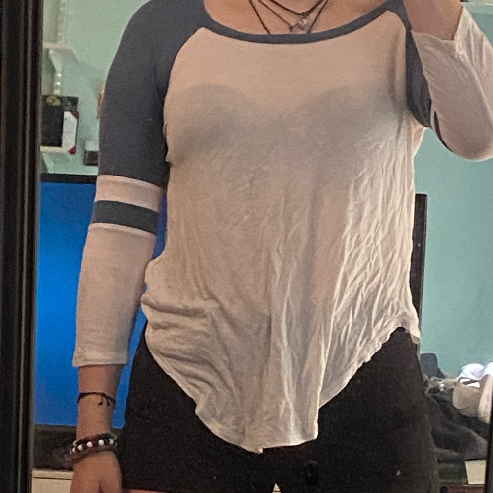 Blue Baseball T